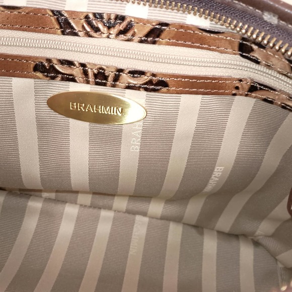 Brahmin Expresso Fresco Small Asher Tote. No shoulder strap! - Picture 9 of 9